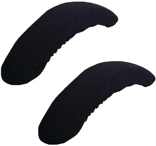 Removable Washable Office Chair Armrest Slipcovers Covers Pads (Black)