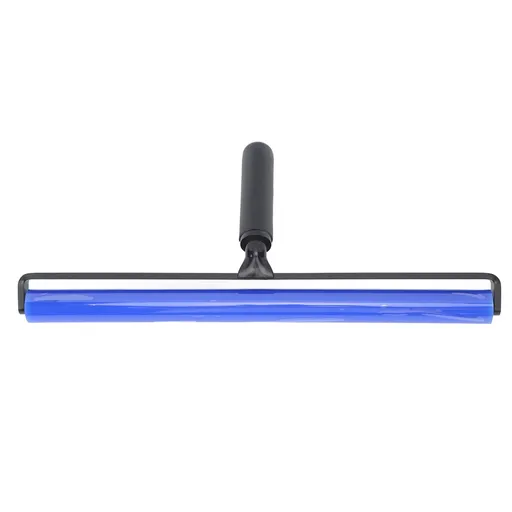 Static Roller Dust Removal Roller Super Sticky Blue Silicone Soft Static Action Cleaner Roller with Black Handle 18in