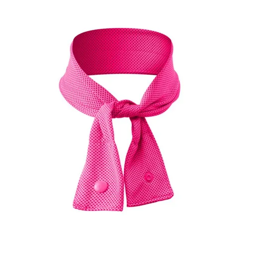 Reusable Cooling Neck Scarf, SAP Super Absorbent Polymer Ice Neck Wrap, Long Lasting 6-24 Hours Cooling, Non-Sticky Lightweight Heat Relief Scarf for Summer Outdoor Sports(Rose-pink)