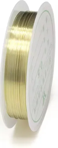 Metal wire | iron wire | For making jewelry, for example | Bronze colored | 0.5MM