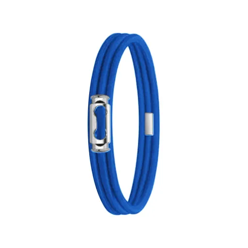 Garbage Can Rubber Bands, Heavy Duty Elastic Trash Bag Holder Bands for 13 to 30 Gallon Kitchen Bins, Blue