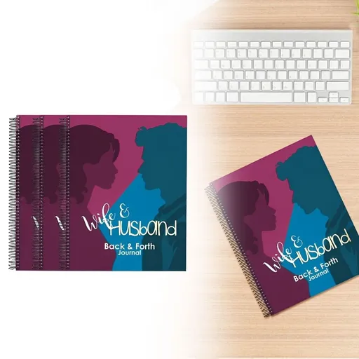 3 Pc Couples Journal, Couples Travel Journal for Him and Her, Back & Forth Love Journal for Couples- Deepen Trust, Strengthen Bonds, and Get to Know Each Other Better
