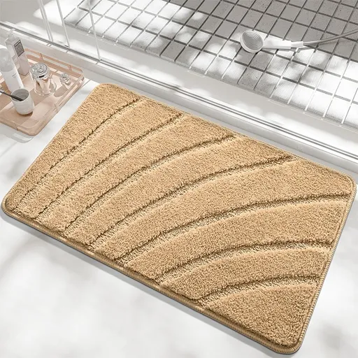 Bathroom Rug Non Slip Bath Mat Absorbent Bathroom Carpet Quick Dry Floor Mat Washable Entryway Rug Soft Bedroom Floor Carpet for Bathroom Shower Tub Sink Laundry Room Bedroom Essentials