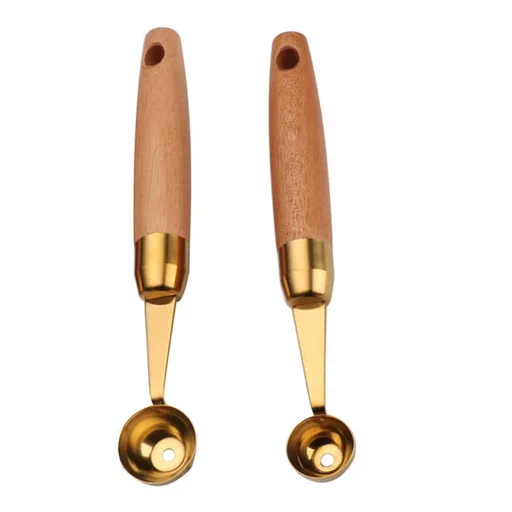 2pcs Watermelon Spoon Small Scoop Melon Cutter Vegetables Cutter Melon Ball Cutter Melon Ball Tool Dough Ball Spoon Ice