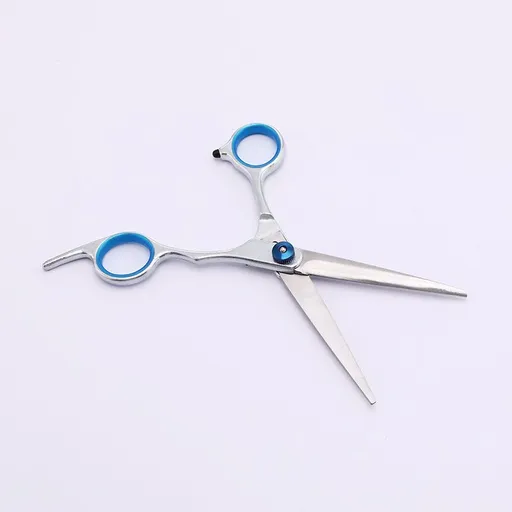 Hair Cutting Scissors Professional Stainless Steel Barber Hair Scissors，for Both Salon and Home Use (Silver)