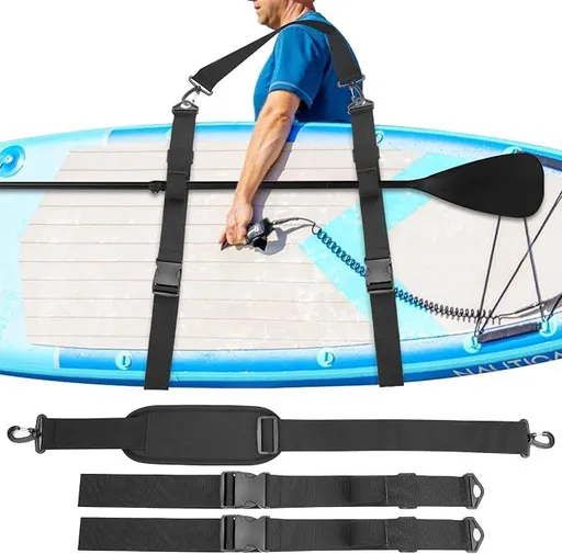 Kayak Carrying Strap with Shoulder Pad for SUP and Surfboard
