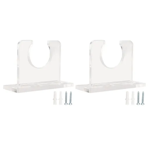 2pcs Baseball Bat Holder for Vertical Display Sturdy Acrylic Bat Hanger Baseball Bat Wall Mount Display Rack