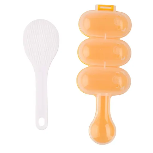 Cake Mould , Rice Maker with Rice Kitchen Cooking Tools for Home Kitchen Rice Rice Shaper Rice Shaker Maker Yellow