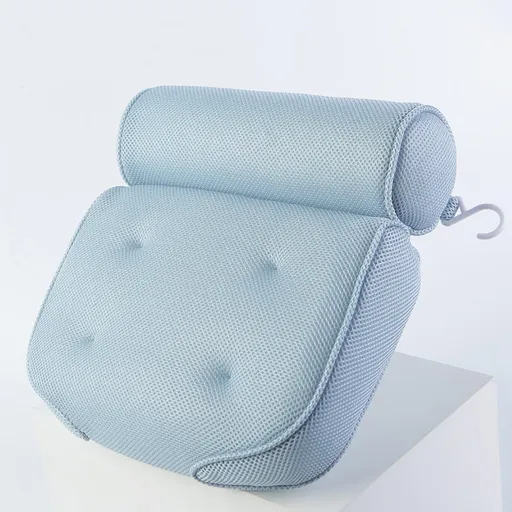 Bathtub Tray, Bathtub Pillow Headrest Bath Pillows for Tub Neck and Back Support with Non Slip Suction Cups Spa Bath