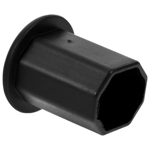 1 Set Black TPE Stick End Caps for Ice Hockey Stick .57 x 1.57 x 1.57 inches