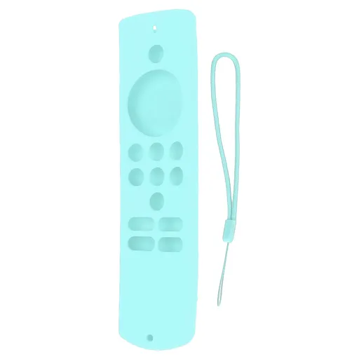 Remote Control Cover Silicone Soft Anti Slip Shockproof Protective Remote Sleeve With Lanyard for Fire TV Stick Lite Mint Green