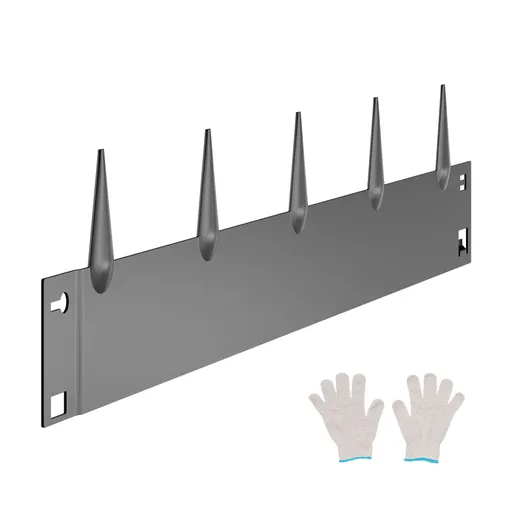 Steel Landscape Edging, 5 Packs 990 x 181 mm Rust-Resistant Metal Landscape Edging, Bendable Garden Edging Border, Heavy Duty Lawn Edging, Easy-to-Install, Flower Bed Yard Pathway Divider Dark Gray