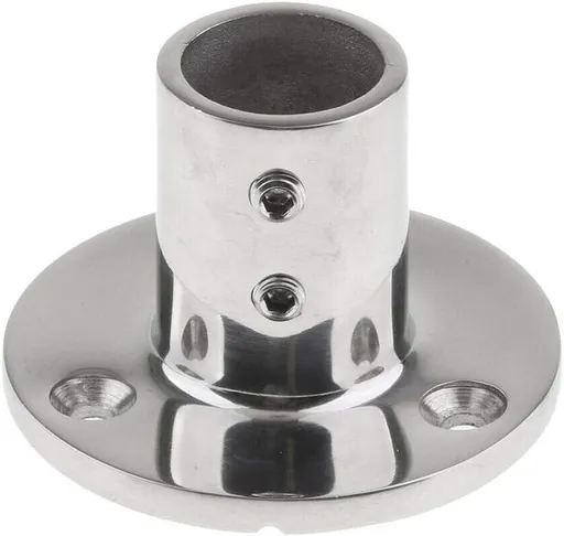 7/8''(22mm) 90 Degree Heavy Dudy 316 Stainless Steel Marine Tube Boat Hand Rail Round Base Bimini Top Fitting Hardware