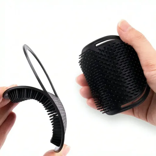 shampoo pocket comb massage hair comb pocket palm brush comb portable hair comb beard comb creative scalp massage brush comb