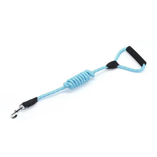 Zichen Dog Traction Rope Polyester Reflective Large Sky Blue 1.0