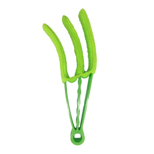 Crevice Shutter Brush car air Outlet Cleaning Household Detachable Window Cleaner Vertical Shutter Green