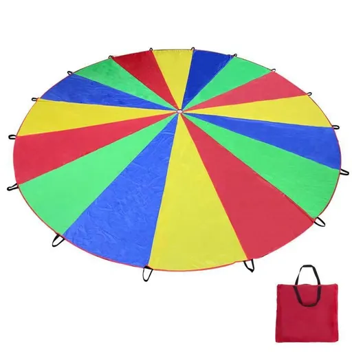 Rainbow Umbrella Cloth Toy 2.6m 8 Panels Rainbow umbrella (2.6 m 8 pieces free 10 ocean balls)