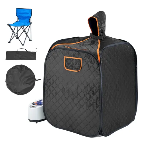 Portable Steam Sauna Tent 1000W Personal Spa Loss Weight Detox Therapy, 800x800x1000 mm