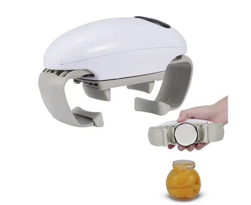 Electric Jar Opener One Touch Jar Opener white