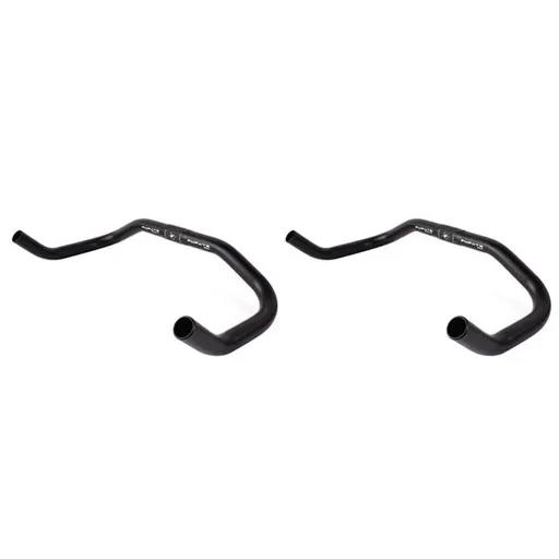 2X Bike Bullhorn Handlebar Aluminum Alloy 25.4mm 390mm Bicycle Handlebar for Fixed Gear Bike Road Bike