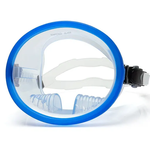 Panoramic silicone large field of view one-piece diving mirror