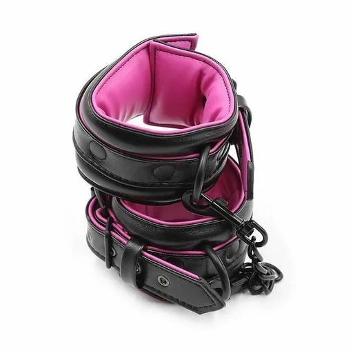 House Of Dasein Soft Pink Ankle Wrist Cuffs Restraints Bdsm Fetish Kink - Black - Hand Cuffs