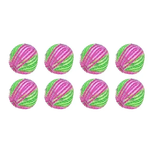 8Pcs Pet Hair Remover Balls Nylon Round Efficient Laundry Lint Remover Balls for Household Laundry