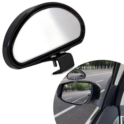 2 Pcs Car Blind Spot Mirror, Adjustable Towing Mirrors with HD & Wide Angle, Universal Automotive Exterior Accessories Avoiding Side Mirror Blindspot for Car Truck SUV