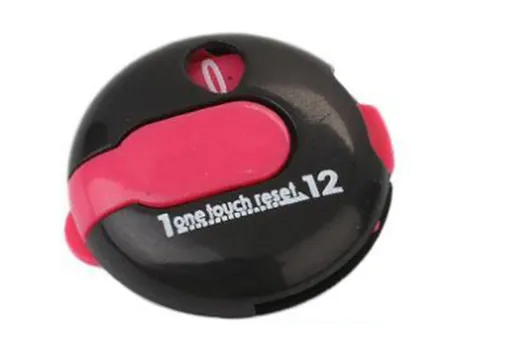 Golf Stroke Counter - Clip-On Score Keeper for Gloves & Hats (3 Colors) - Black