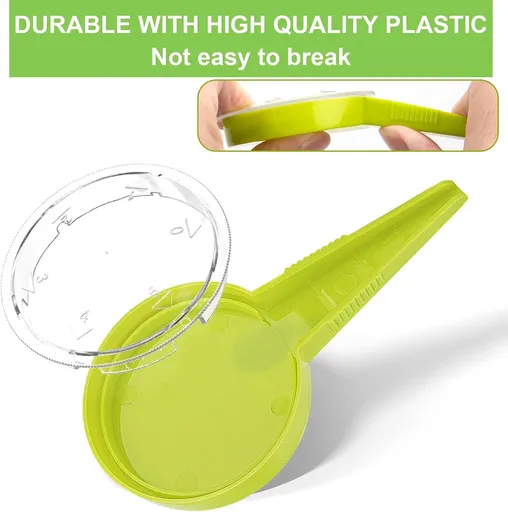 Sowing Seed Dispenser Hand Tool, 6 Pack Handheld Garden Seeder Sower Planter with 5 Dial Settings, Ideal for Small Seeds