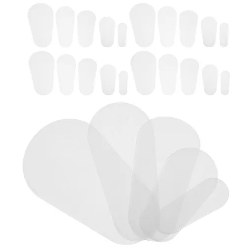 30Pcs EVA Dustproof Brush Protector Set, Five Sizes Travel Brush Sleeve for Cosmetic Tools