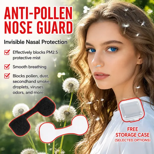 30pcs Black Invisible Sponge Nasal Filters with 3 Storage Cases- Dust Pollen Catkin and PM2.5 Anti Allergy, Washable & Reusable Nose Plugs for Indoor & Outdoor Protection