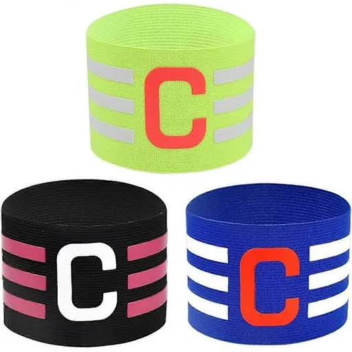 pcs Football Captain's Armband, Adjustable Football Band Football Captain's Armband for Adults and Youth, Captain's Armband for Football, Hockey, Rugby