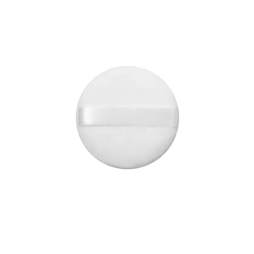 4pcs Large Powder Puffs Round Powder Puffs Washable for Loose Body Powder Face Baby Powder Makeup with Ribbon,White