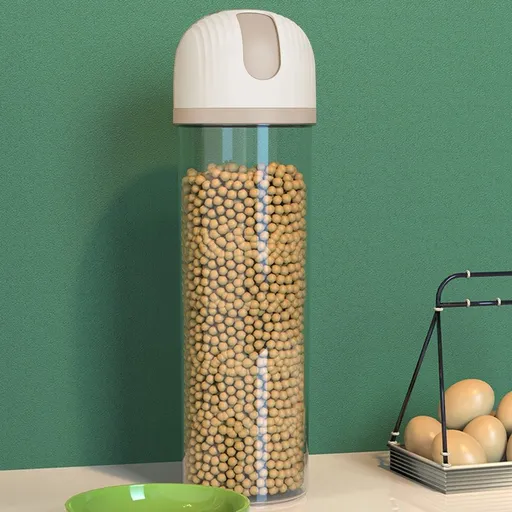 Spaghetti Pasta Storage Container, Airtight Food Storage Jar, Multi-Purpose Kitchen Pantry Storage Container For Noodles Flour Cereal Coffee Beans
