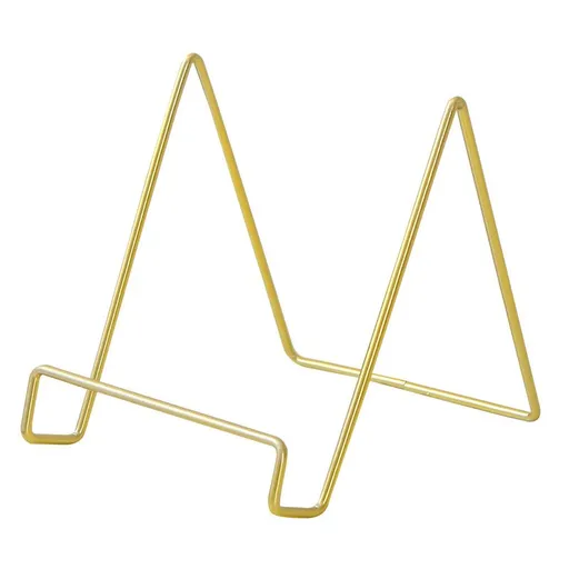 2 pcs Plate Holder Easel Display Stand - Metal Plate Stands for Display - Tabletop Picture Stand - Iron Easels