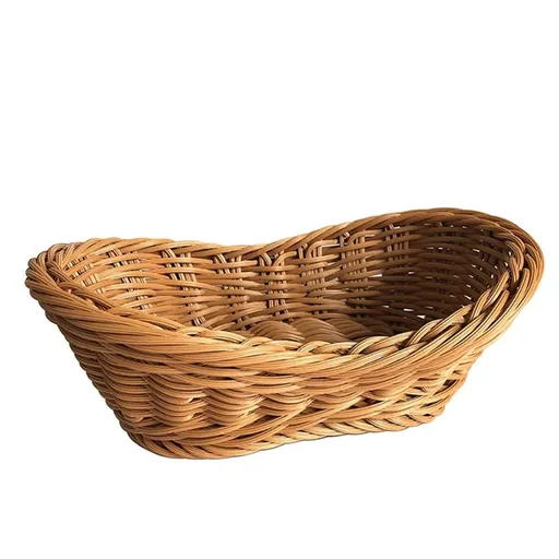 Bread Basket, Tabletop Woven storage basket, Food Fruit Vegetables Serving, Restaurant Serving Basket (1pcs)