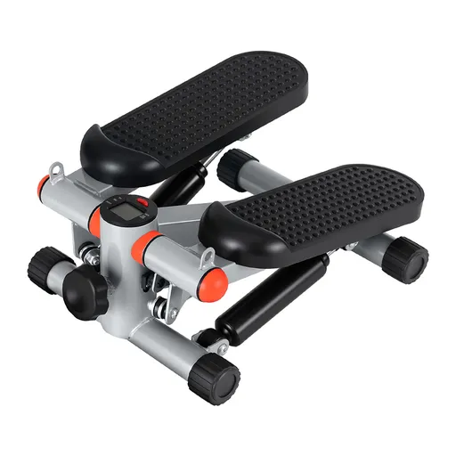Everfit Mini Stepper with Resistance Rope Aerobic for Exercise Compact Home Workout Grey