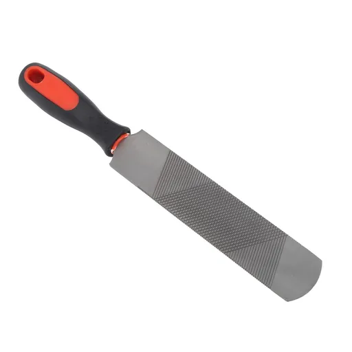 Horseshoe Trimming Tool 8 Inch , Solid Carbon Steel Horseshoe File with Rubber Handle, File Tool for Goat Cow Donkey Animal Hooves