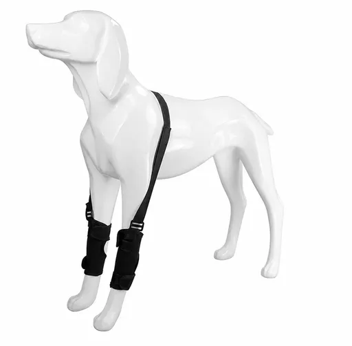 M Size Dog Knee Brace and Leg Support Sleeve - Protective Wrap, Lightweight Anti Licking Cover for Walking and Supervised Daily Pet Care