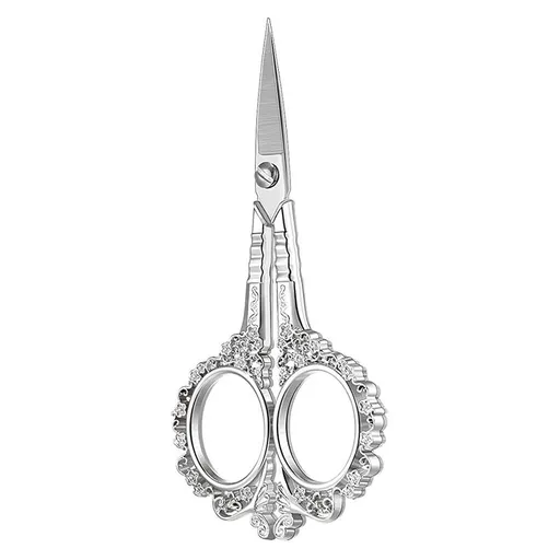 2PCS Plum Blossom Scissors Sewing Embroidery Cutting Fabric Craft Scissors Sewing Cutting Vintage European Style