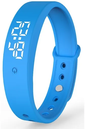 Vibration Alarm Reminder Watch with Silent Wrist Alerts and 10 Time Reminders for Medication, Meals and Daily Schedules, Blue