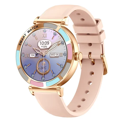 Bluetooth Smart Watch IP67 Waterproof Smartwatch with 100+Sports Modes-Gold