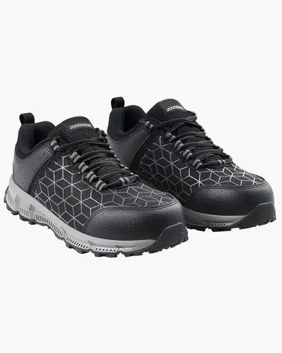 Steel Toe Shoes for Men US Size 9 Athletic Work Shoe Sneakers Black