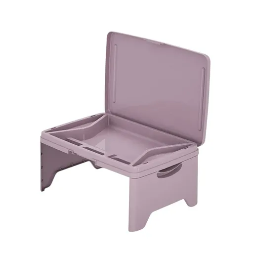 Portable Multifunctional Folding Table Lap Desk Lightweight Home Bedroom Use - Purple