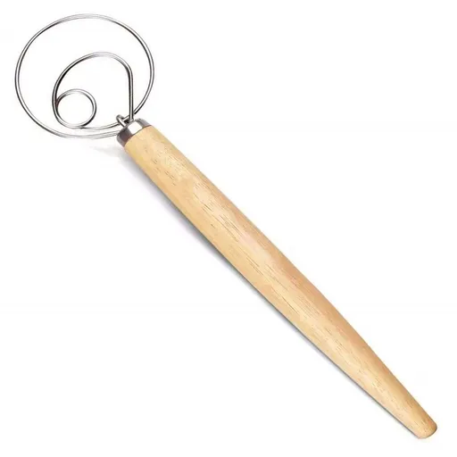 Dough Whisk Bread Making Tools Stainless Steel Dough Hook Bread Dough Mixer Hand Bread Dough Whisk