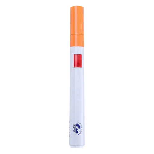 12 Color Oil Based Paint Marker Set, permanent quick dry waterproof pens for rock glass fabric ceramic wood metal plastic and stone crafts, Orange