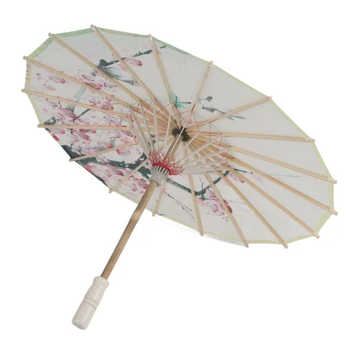 Small Size Handmade Oiled Paper Umbrella Chinese Art Classical Dance Umbrella Plum Blossom