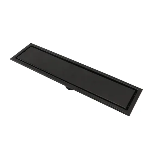 Linear Floor Drain 304 Stainless Steel Invisible Odor Blocking Large Drainage Capacity Rectangle Shower Drain for Bathroom