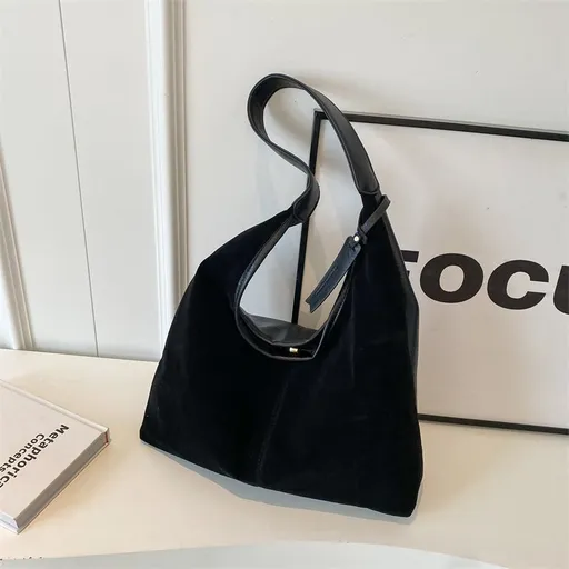 Leather Hobo Bags for Women Brown Purses Suede Purse Slouchy Tote Bag Suede Tote Bag Fall Winter Purses Handbag